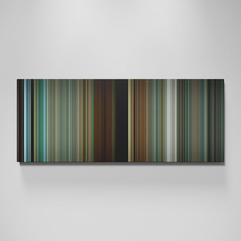 The Rum Diary movie canvas wall art - color palette print