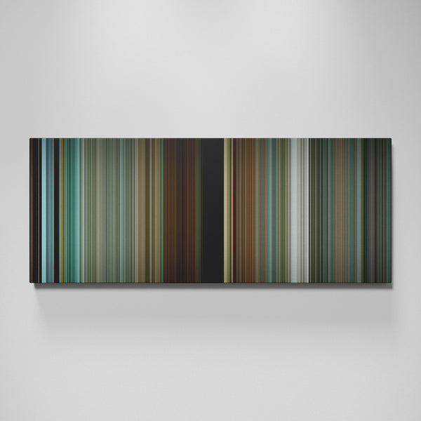 The Rum Diary movie canvas wall art - color palette print