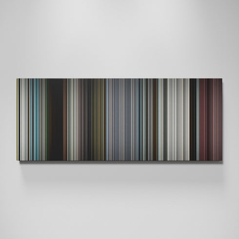 The Way Back movie canvas wall art - color palette print