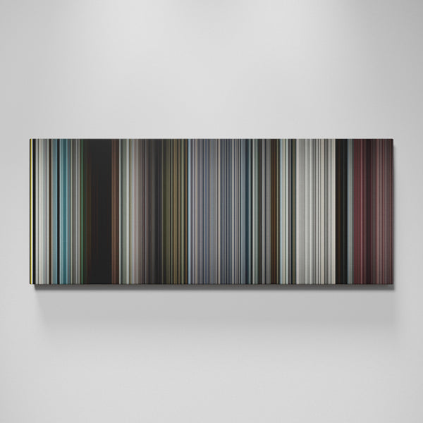 The Way Back movie canvas wall art - color palette print