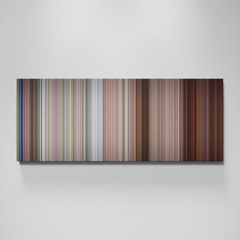 The Whole Nine Yards movie canvas wall art - color palette print