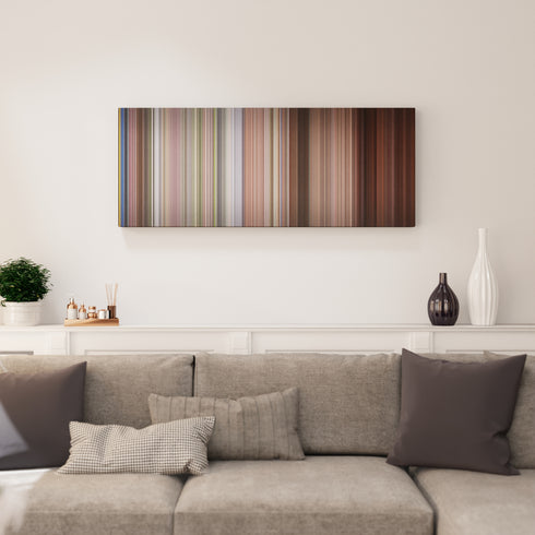 Living room interior with The Whole Nine Yards Frome on the wall