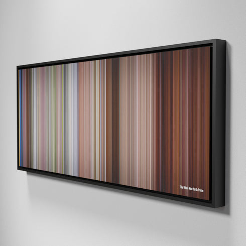 Side view of Framed Buff's of The Whole Nine Yards Frome on the wall