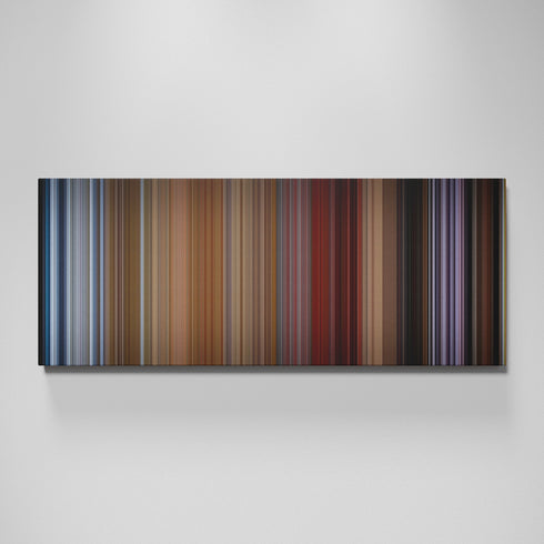 Valley of the Dolls movie canvas wall art - color palette print