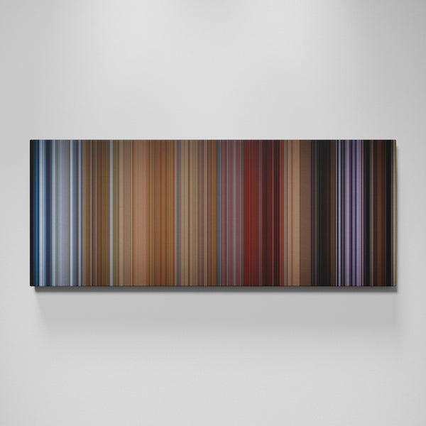 Valley of the Dolls movie canvas wall art - color palette print