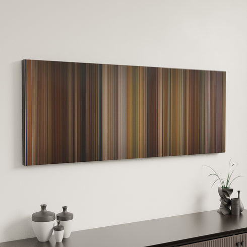 Anger Management canvas art in modern interior - movie color palette