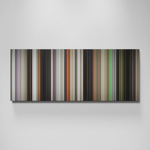 End of Watch movie canvas wall art - color palette print