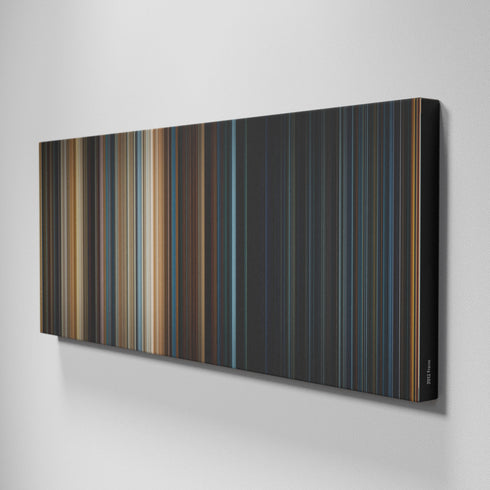 Side view of Buff's of 2012 Frome on the wall