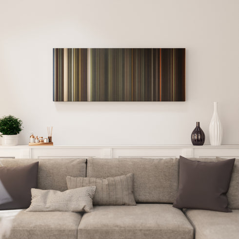 As Above, So Below canvas print in living room - film wall decor