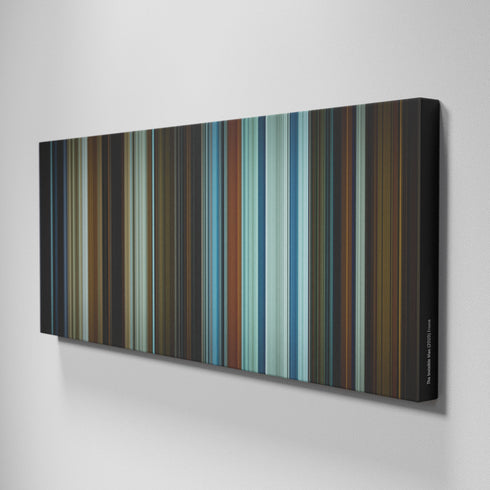 Side view of Buff's of The Invisible Man Frome on the wall