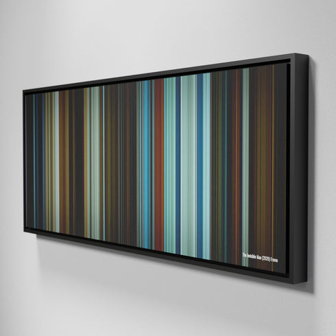 Side view of Framed Buff's of The Invisible Man Frome on the wall