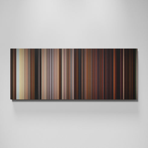 Carrie movie canvas wall art - color palette print