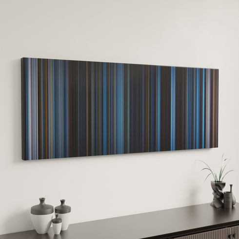 The Day After Tomorrow canvas art in modern interior - movie color palette