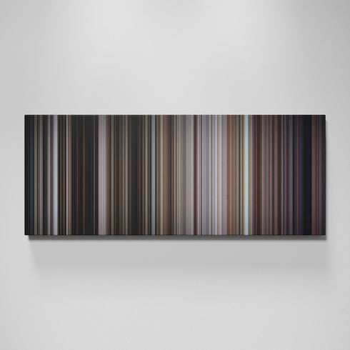 Bullitt movie canvas wall art - color palette print