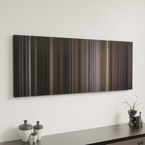 Bullitt canvas art in modern interior - movie color palette