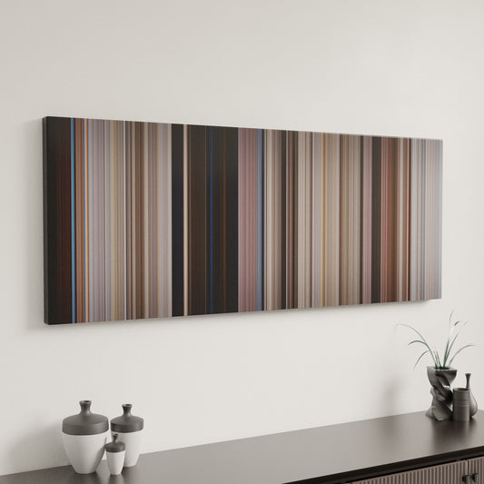 Minimal interior design with Monty Python's Life of Brian Frome on the wall