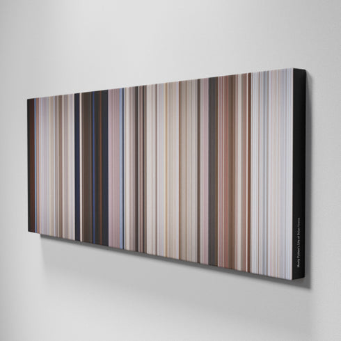 Side view of Buff's of Monty Python's Life of Brian Frome on the wall