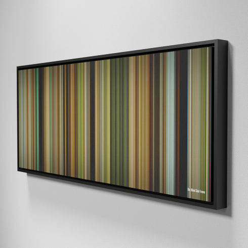 Side view of Framed Buff's of The Blind Side Frome on the wall