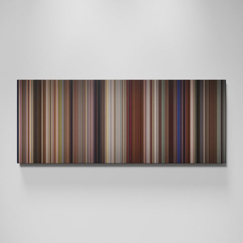 Rain Man movie canvas wall art - color palette print