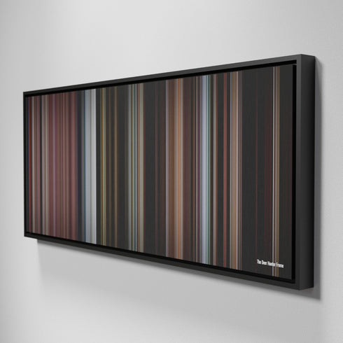 Side view of Framed Buff's of The Deer Hunter Frome on the wall