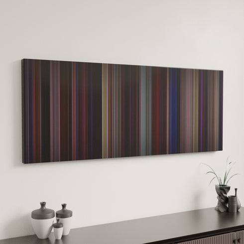 Carlito's Way canvas art in modern interior - movie color palette
