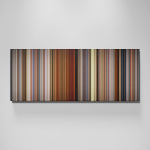 Sideways movie canvas wall art - color palette print