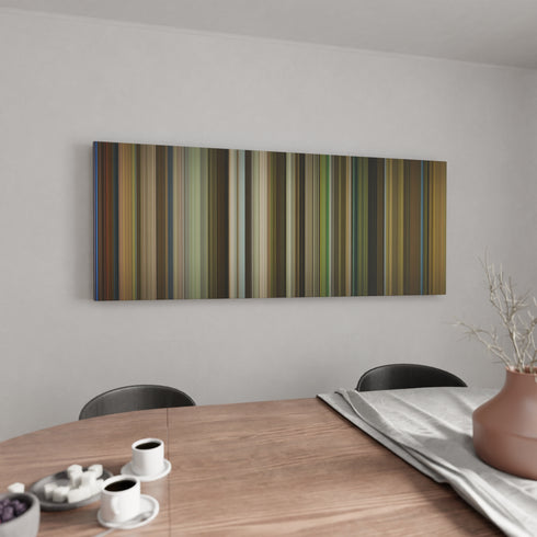 Green Book canvas wall art in kitchen - movie decor