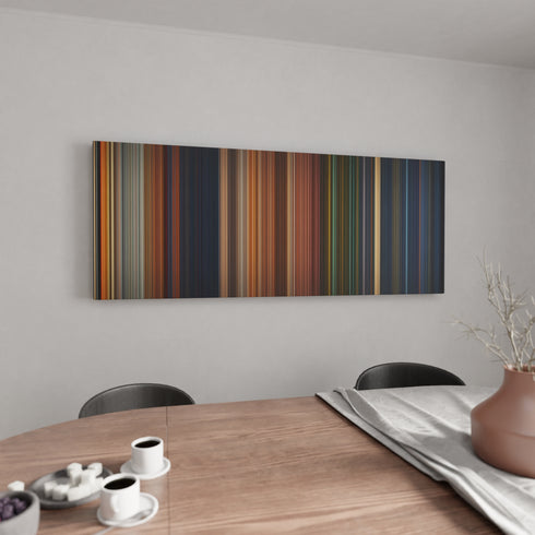 Monster House canvas wall art in kitchen - movie decor