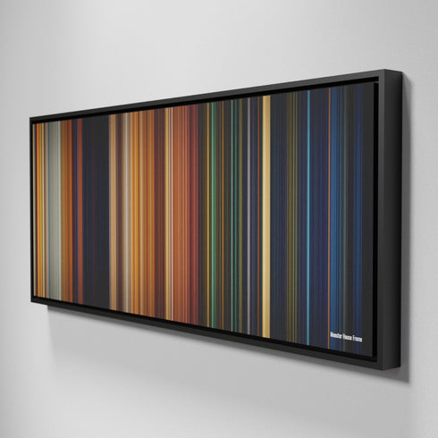 Side view of Framed Buff's of Monster House Frome on the wall