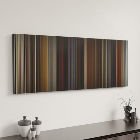 Eternal Beauty canvas art in modern interior - movie color palette