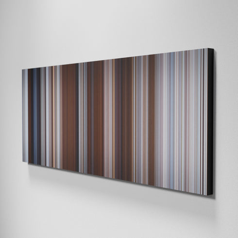 Side view of Basic of Out Cold Frome on the wall