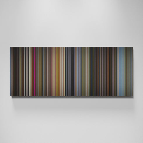 The Gentlemen movie canvas wall art - color palette print