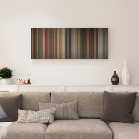 The Gentlemen canvas print in living room - film wall decor
