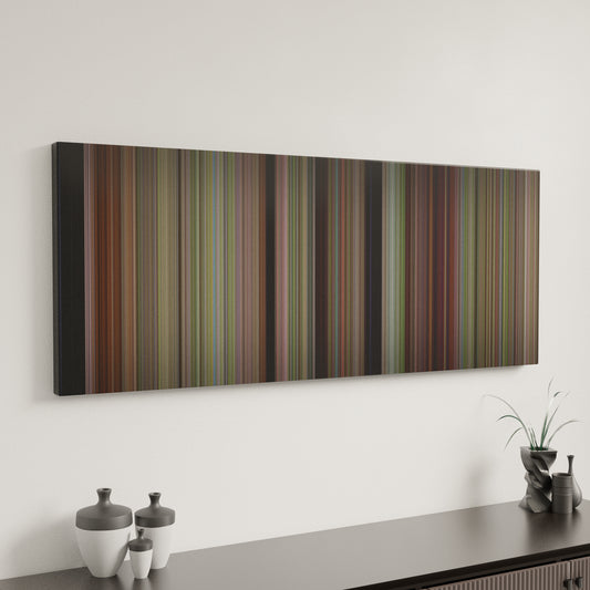 Minimal interior design with Happy Gilmore Frome on the wall