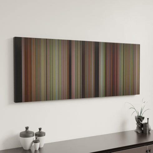 Minimal interior design with Happy Gilmore Frome on the wall