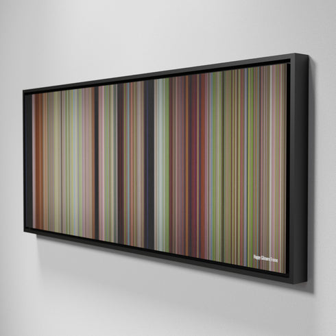 Side view of Framed Buff's of Happy Gilmore Frome on the wall