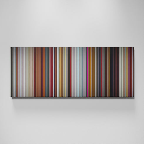 Teenage Badass movie canvas wall art - color palette print