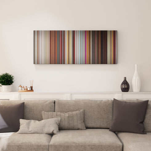 Living room interior with Teenage Badass Frome on the wall