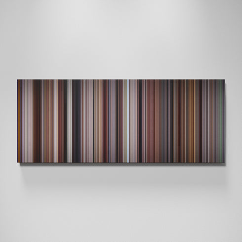 Wall Street movie canvas wall art - color palette print