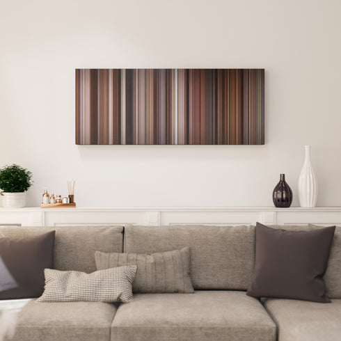 Wall Street canvas print in living room - film wall decor