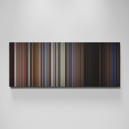 The West Wing: Two Cathedrals movie canvas wall art - color palette print