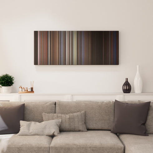 The West Wing: Two Cathedrals canvas print in living room - film wall decor