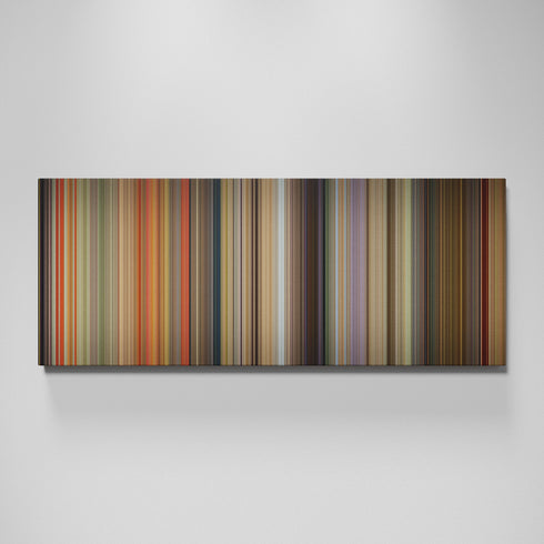 Orgazmo movie canvas wall art - color palette print