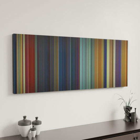 Minimal interior design with The Emperor's New Groove Frome on the wall