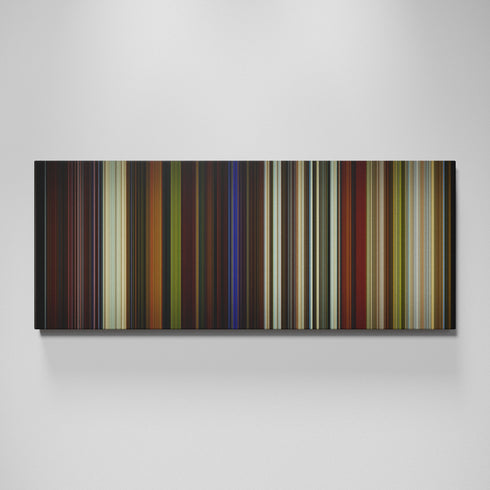 Star Trek: Generations movie canvas wall art - color palette print