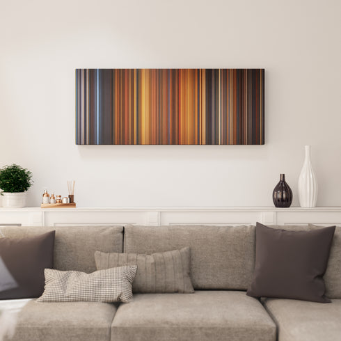 Soldier canvas print in living room - film wall decor