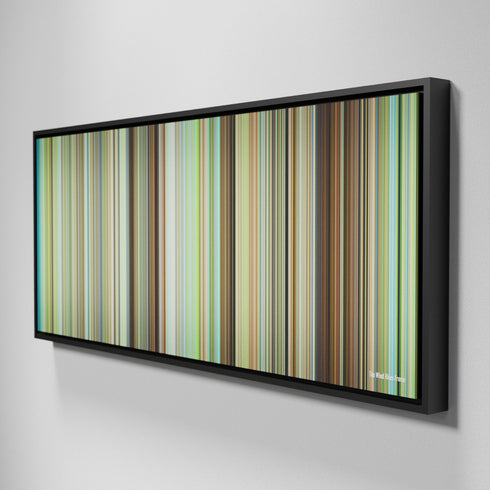 Side view of Framed Buff's of The Wind Rises Frome on the wall