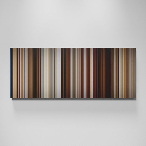 Silverado movie canvas wall art - color palette print