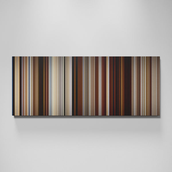 Silverado movie canvas wall art - color palette print
