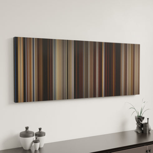 Silverado canvas art in modern interior - movie color palette